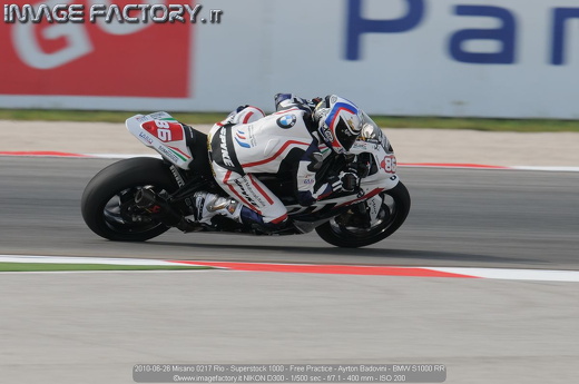 2010-06-26 Misano 0217 Rio - Superstock 1000 - Free Practice - Ayrton Badovini - BMW S1000 RR